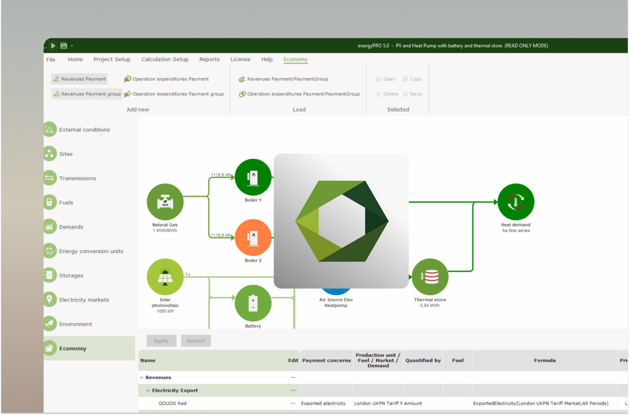 energyPRO UI
